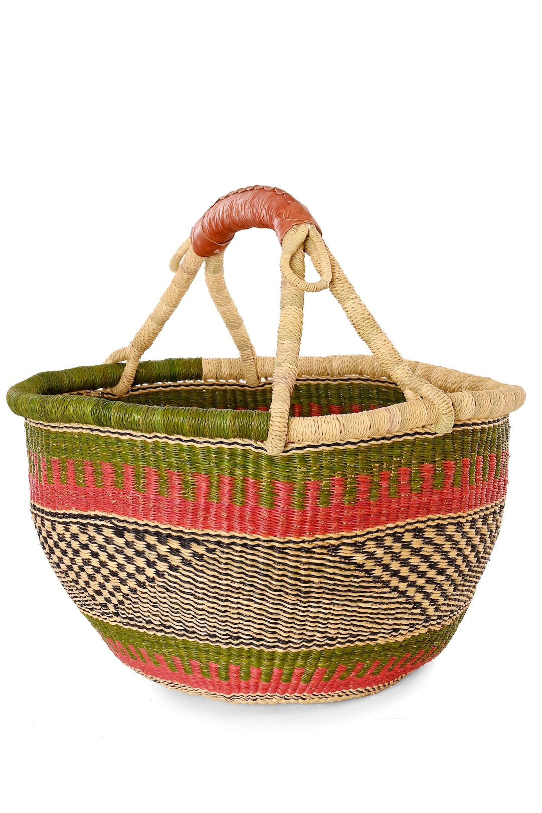 One of a Kind Handwoven Bolga Basket