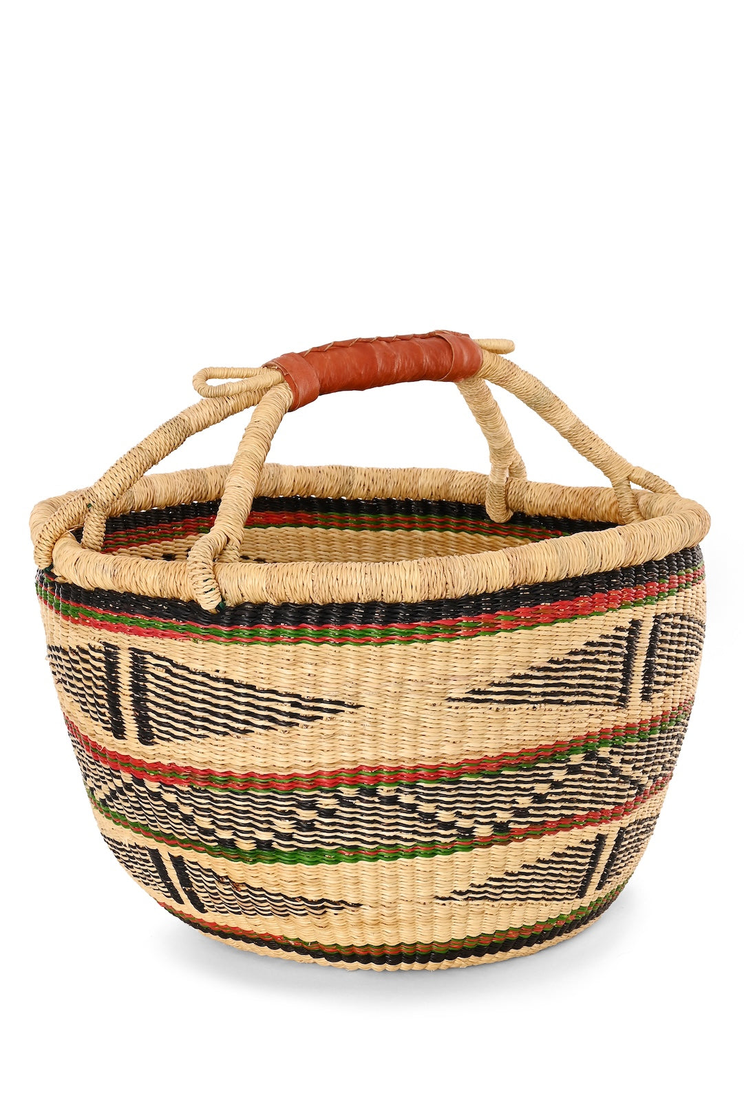 One of a Kind Handwoven Bolga Basket