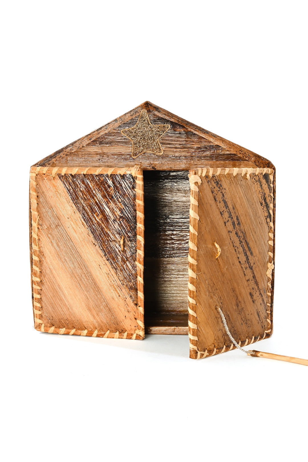 10-Piece Nativity Scene with Banana Fiber Box