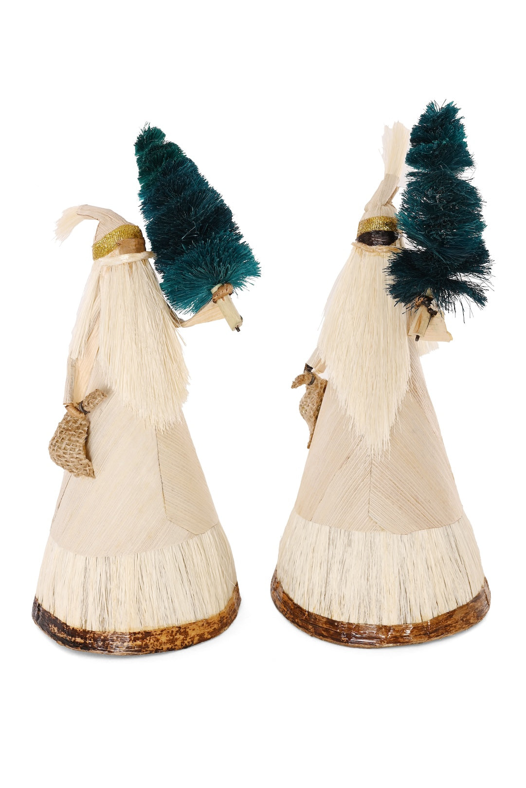 Natural Father Christmas with Sack and Tree