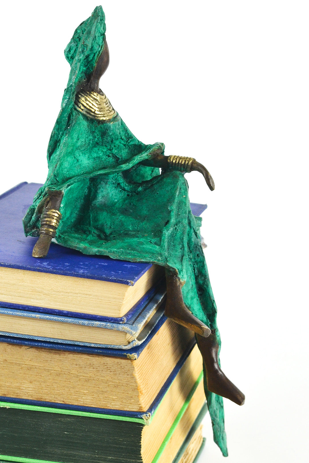 Emerald Elegance Lost Wax Bronze Sculpture