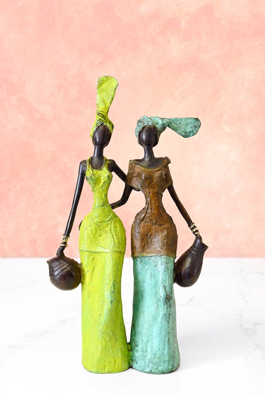By Your Side Lost Wax Bronze Sculpture
