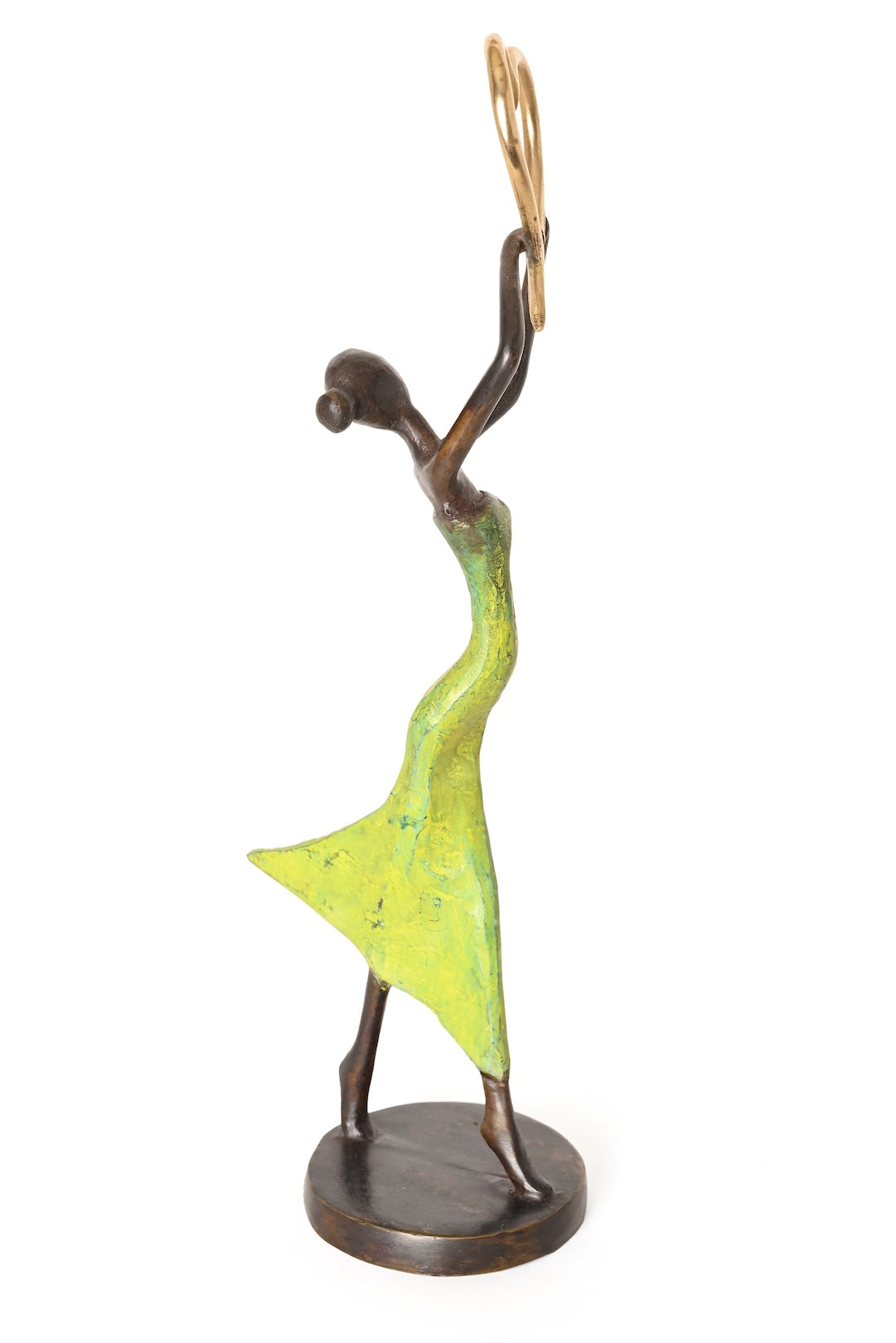 Lifted Heart One-of-a-Kind Bronze Sculpture