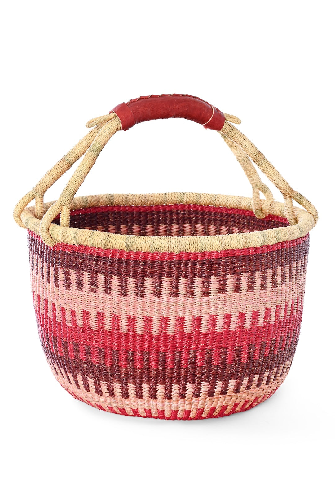 Primrose Patterned Bolga Basket