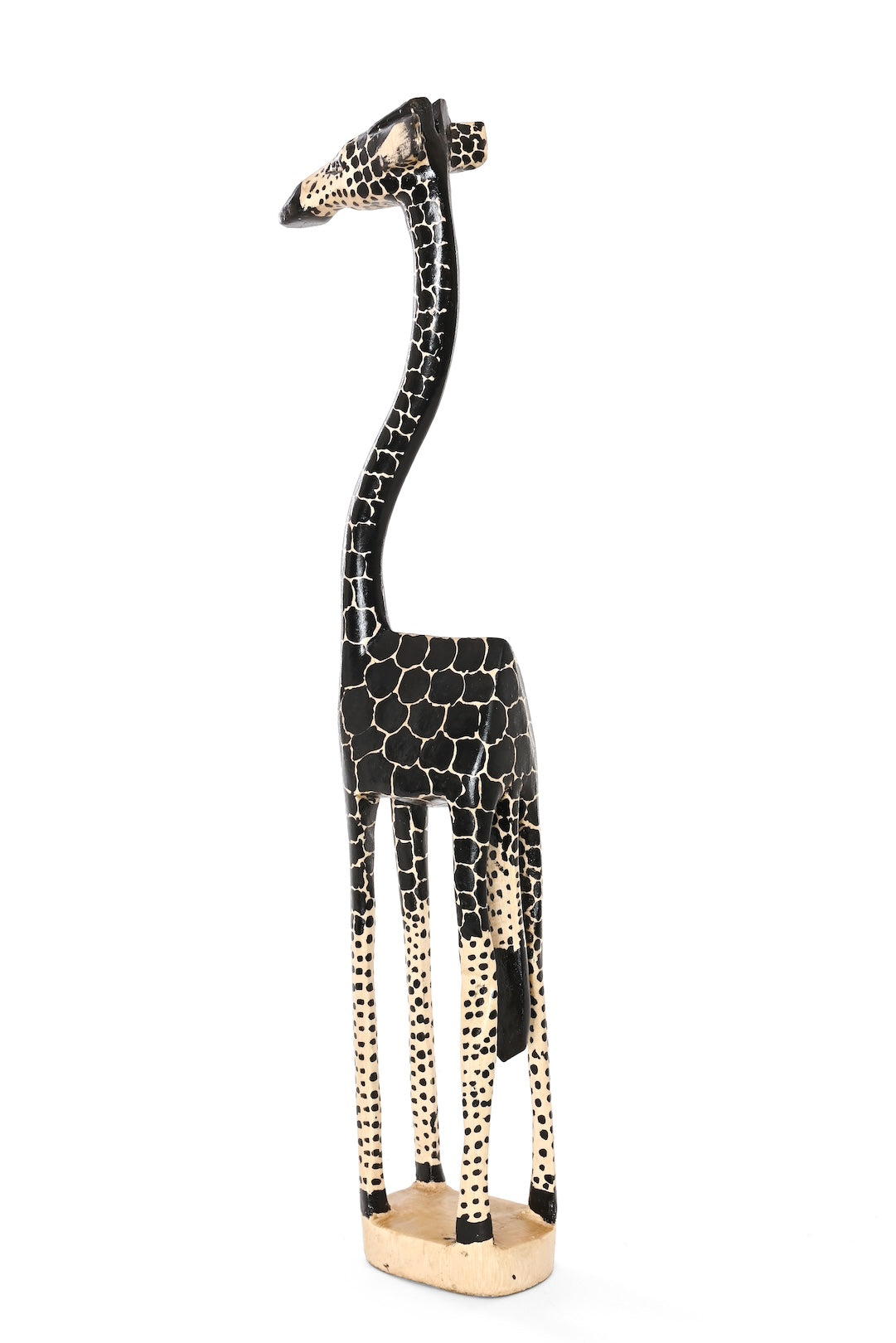 Large Ebony Spots Jacaranda Giraffe Sculpture