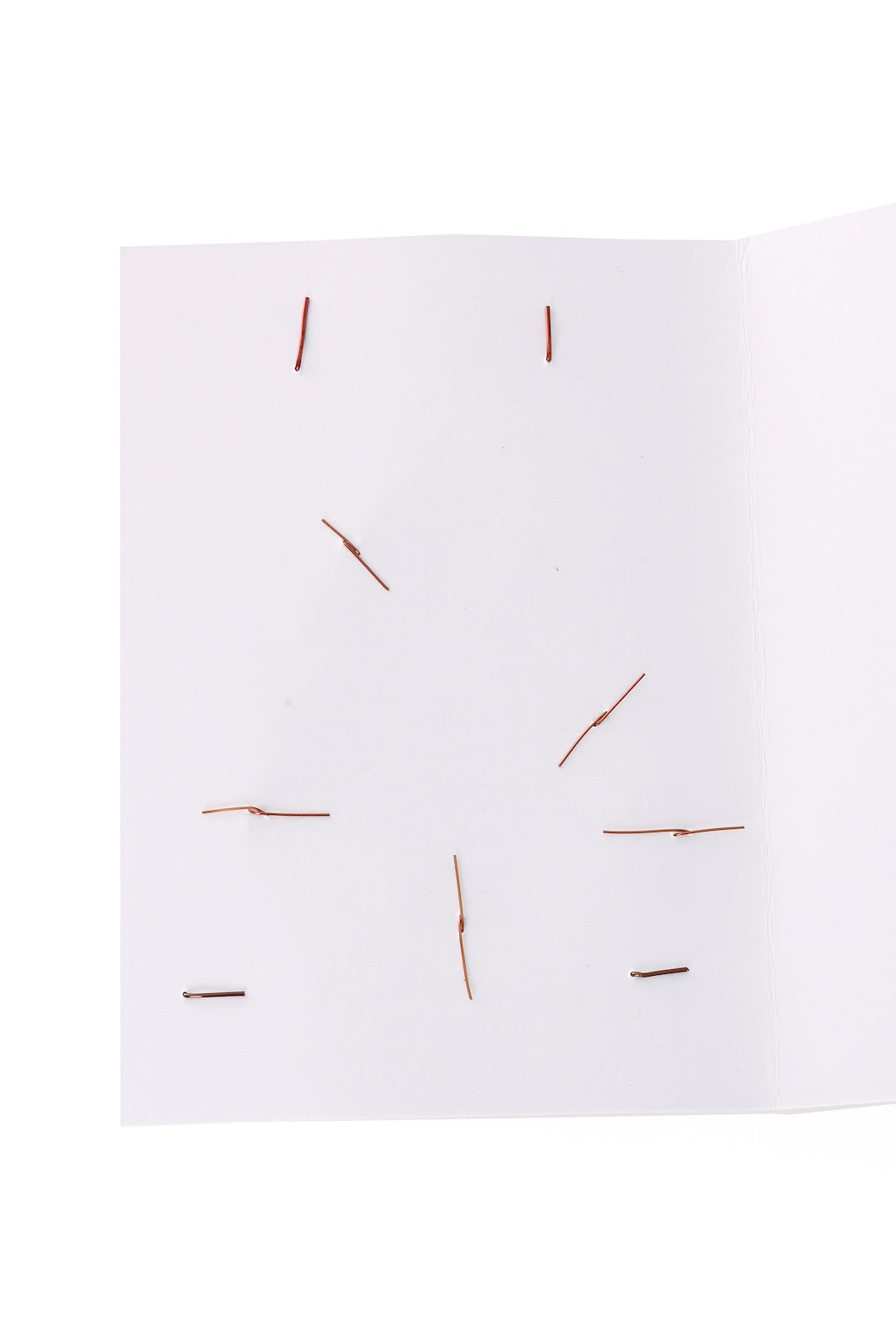 Recycled Metal Santa Note Card with Detachable Ornament