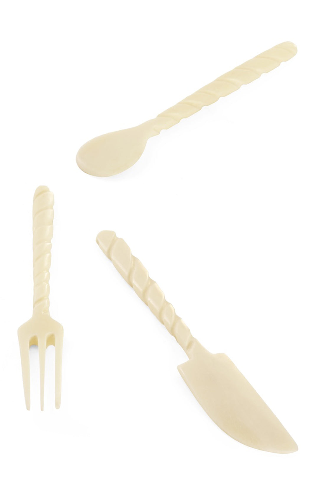Natural Bone Spiral Serving Utensils