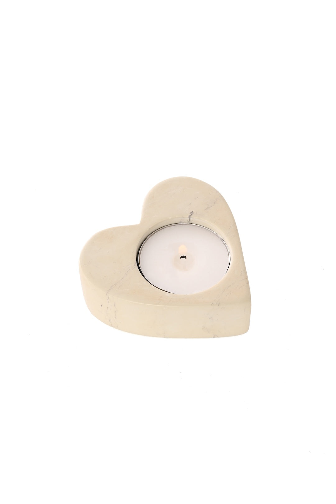 Soapstone Heart Tealight Candle Holder
