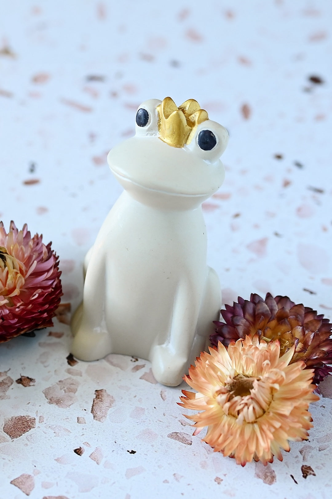 Natural Soapstone Frog Prince