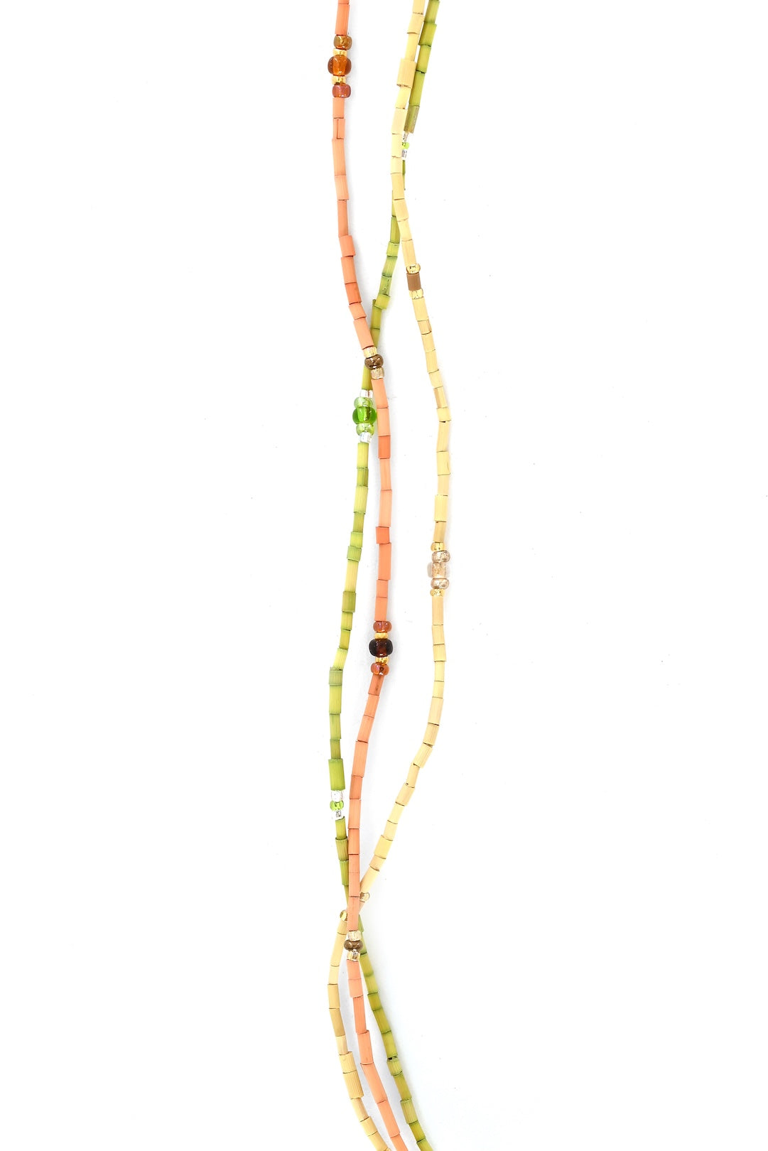 The Leakey Collection Set of 3 Zulugrass Single Strands - Citron
