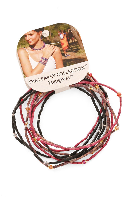 The Leakey Collection Set of 3 Zulugrass Single Strands - Anemone