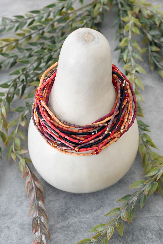 The Leakey Collection Set of 6 Zulugrass Single Strands - Spiced Fig