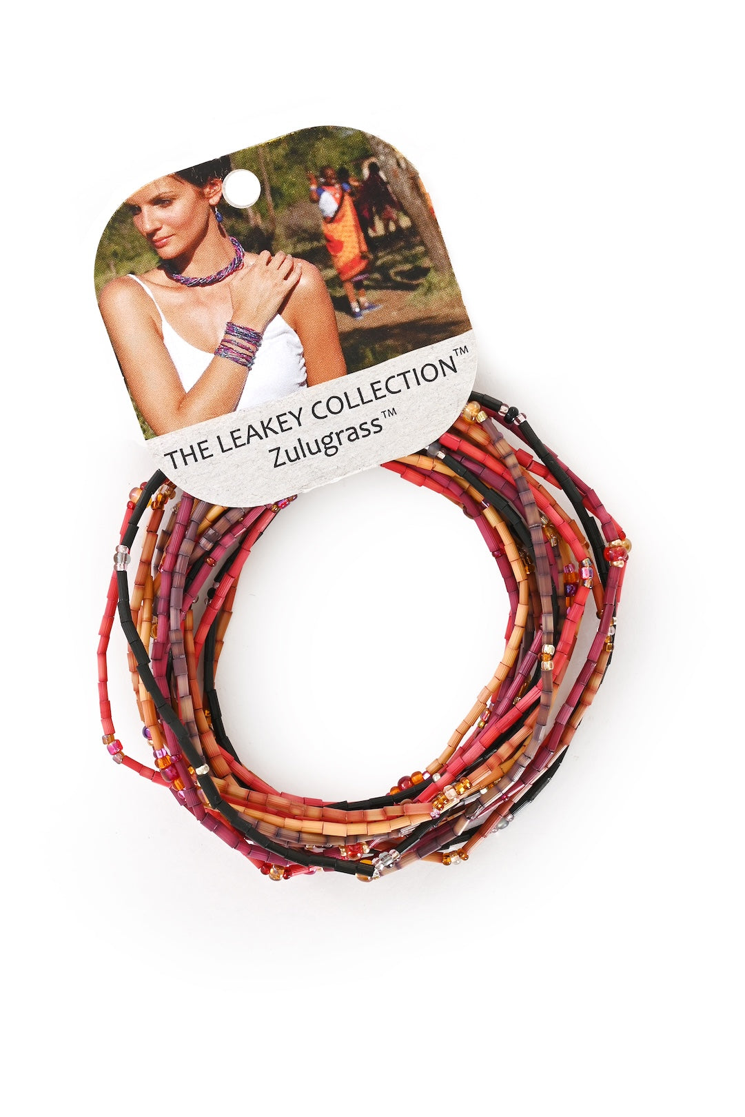 The Leakey Collection Set of 6 Zulugrass Single Strands - Spiced Fig
