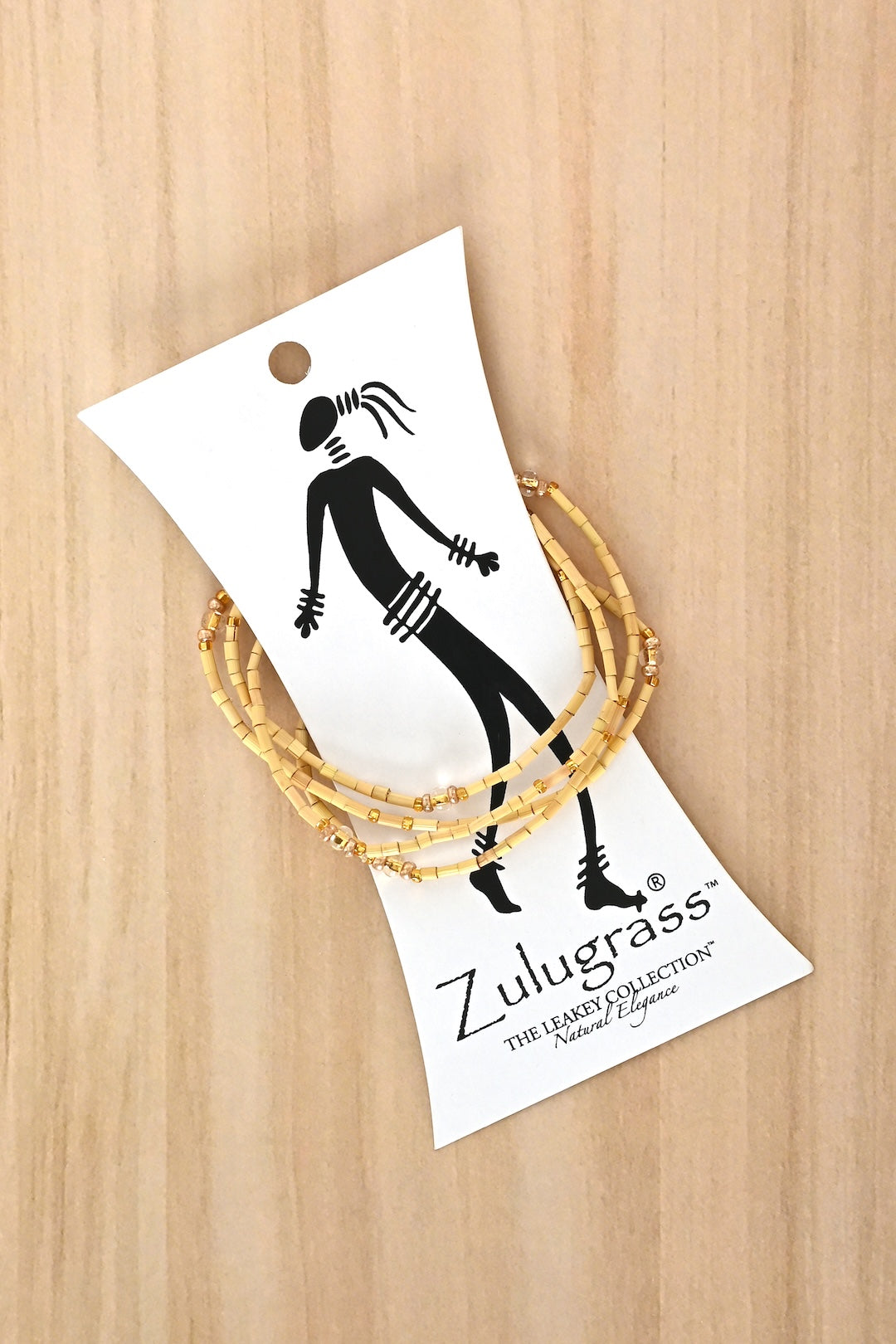 The Leakey Collection Zulugrass Single Strand - Yellow