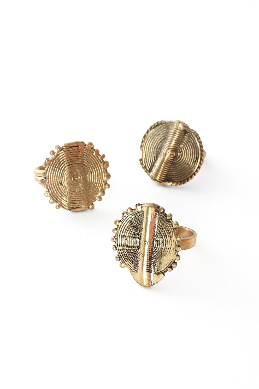 Assorted Malian Cast Brass Sun Ring - Limited Edition