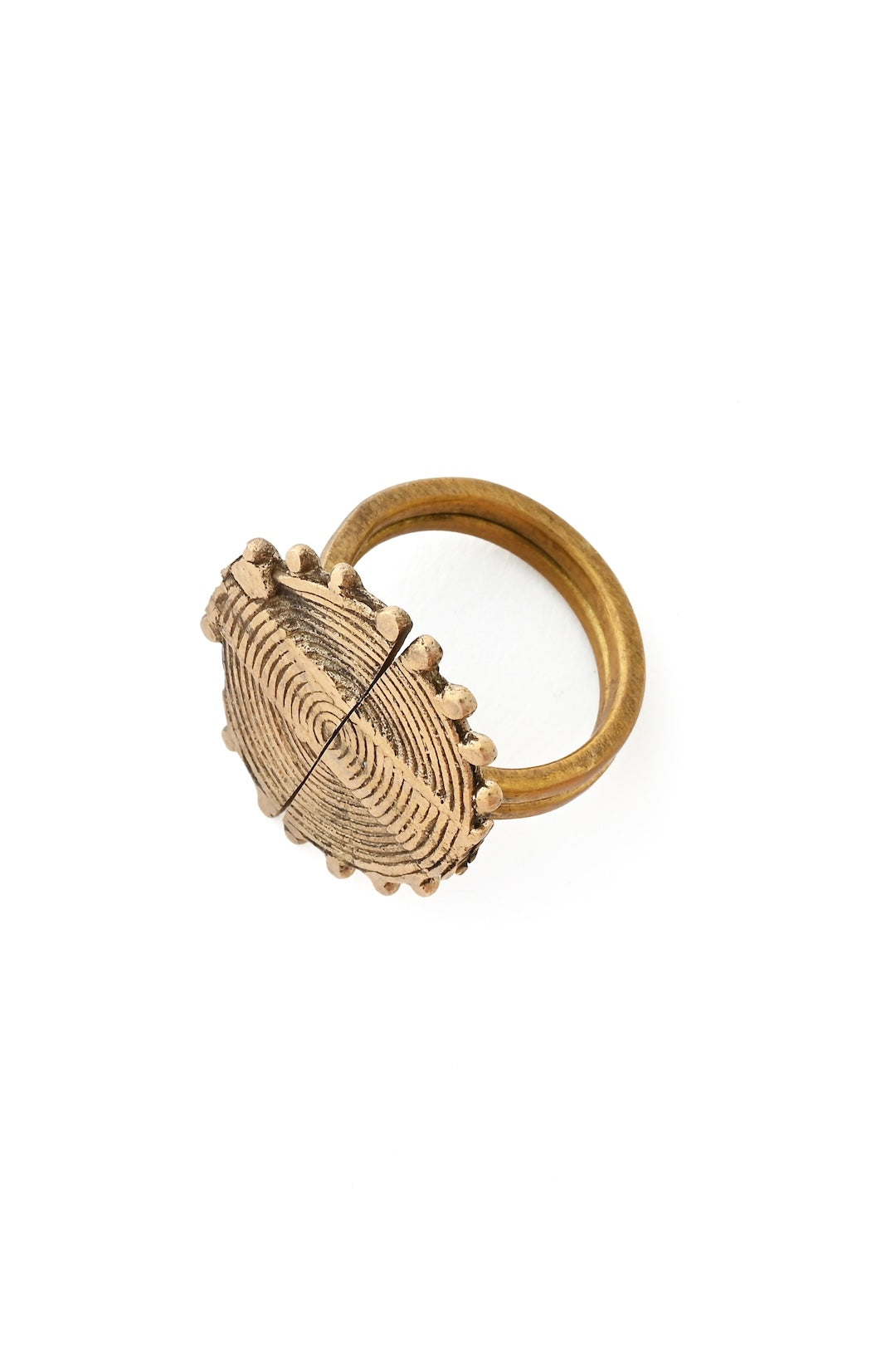 Assorted Malian Cast Brass Split Sun Ring - Limited Edition