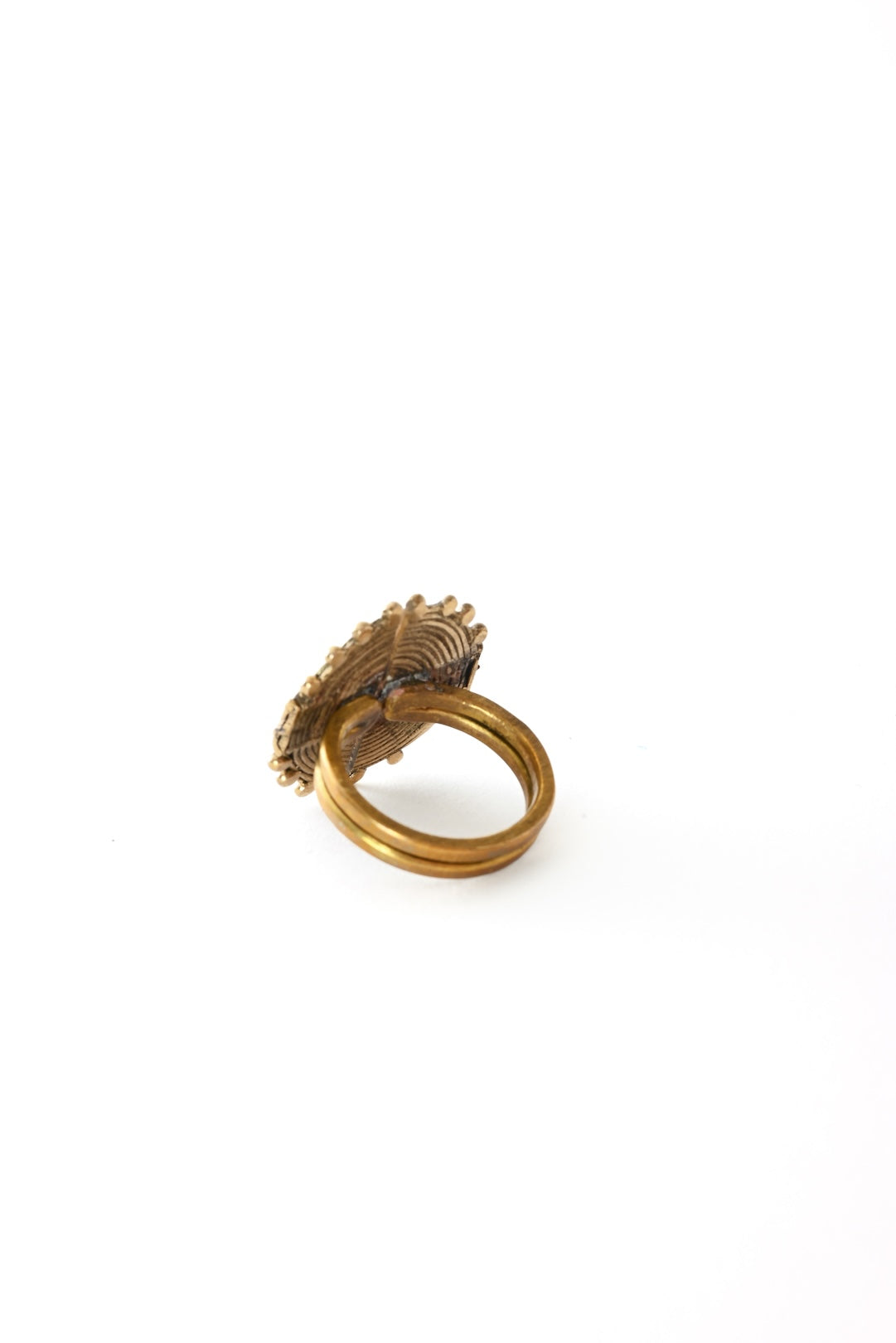 Assorted Malian Cast Brass Split Sun Ring - Limited Edition