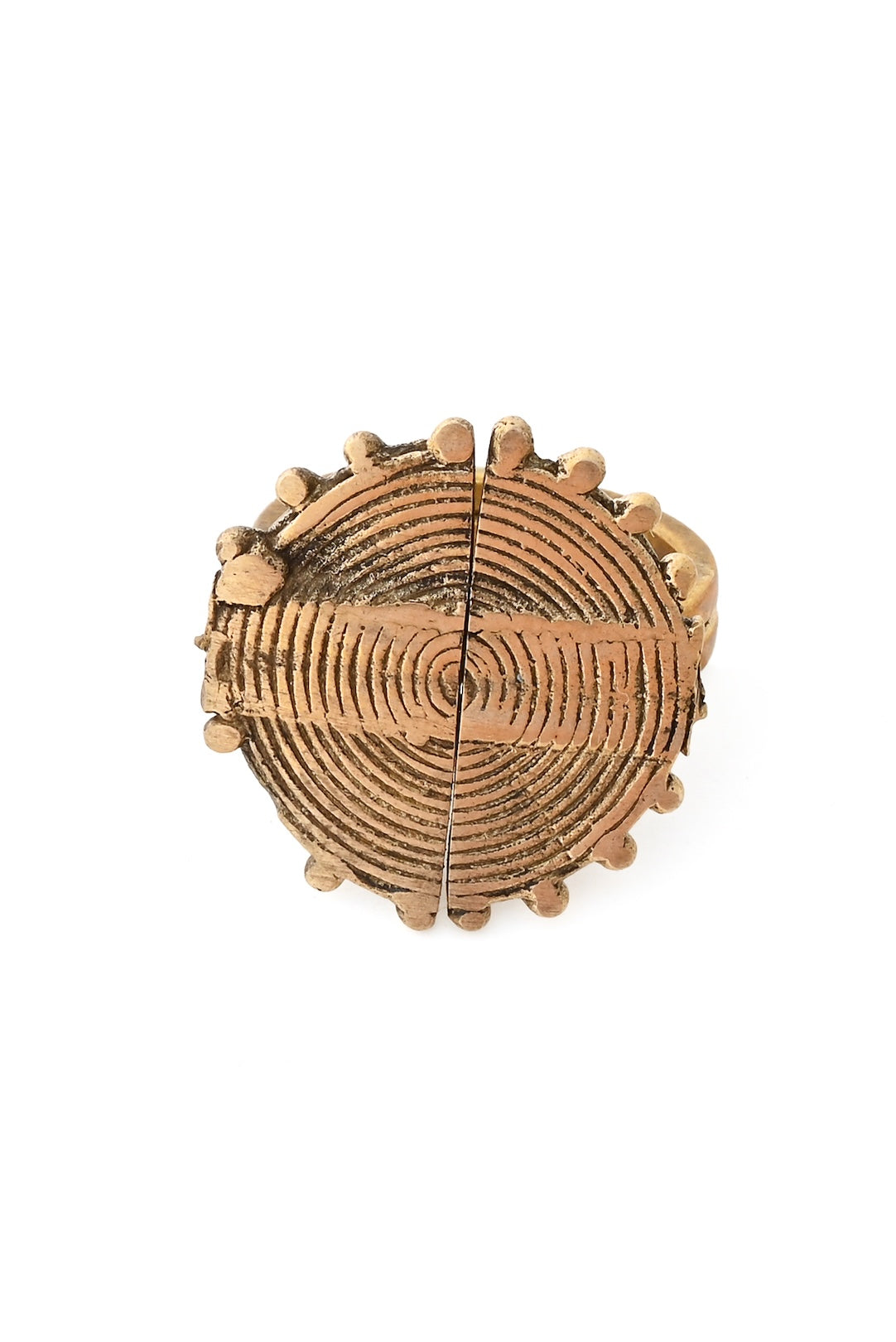 Assorted Malian Cast Brass Split Sun Ring - Limited Edition