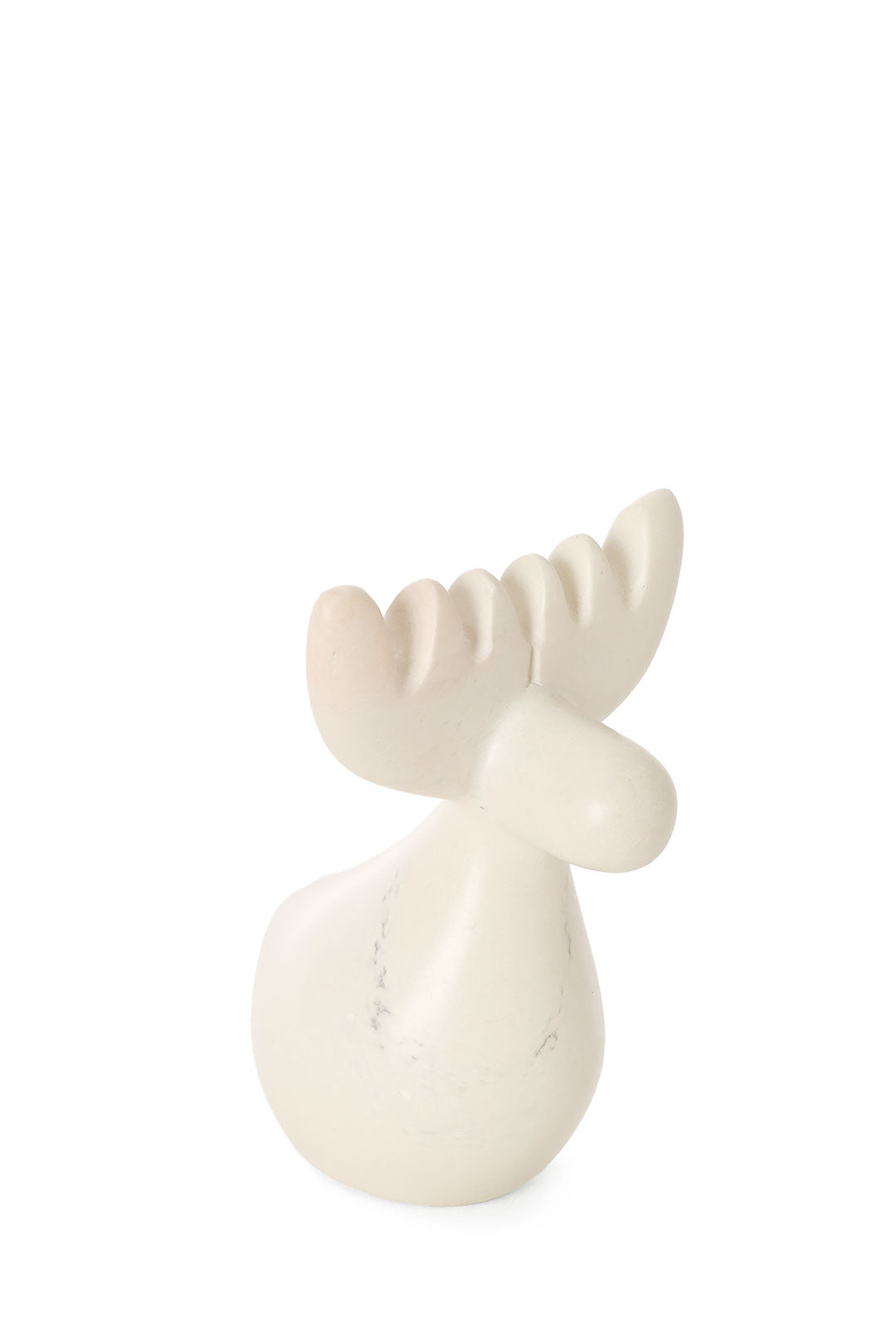 All-Natural Soapstone Reindeer Sculpture