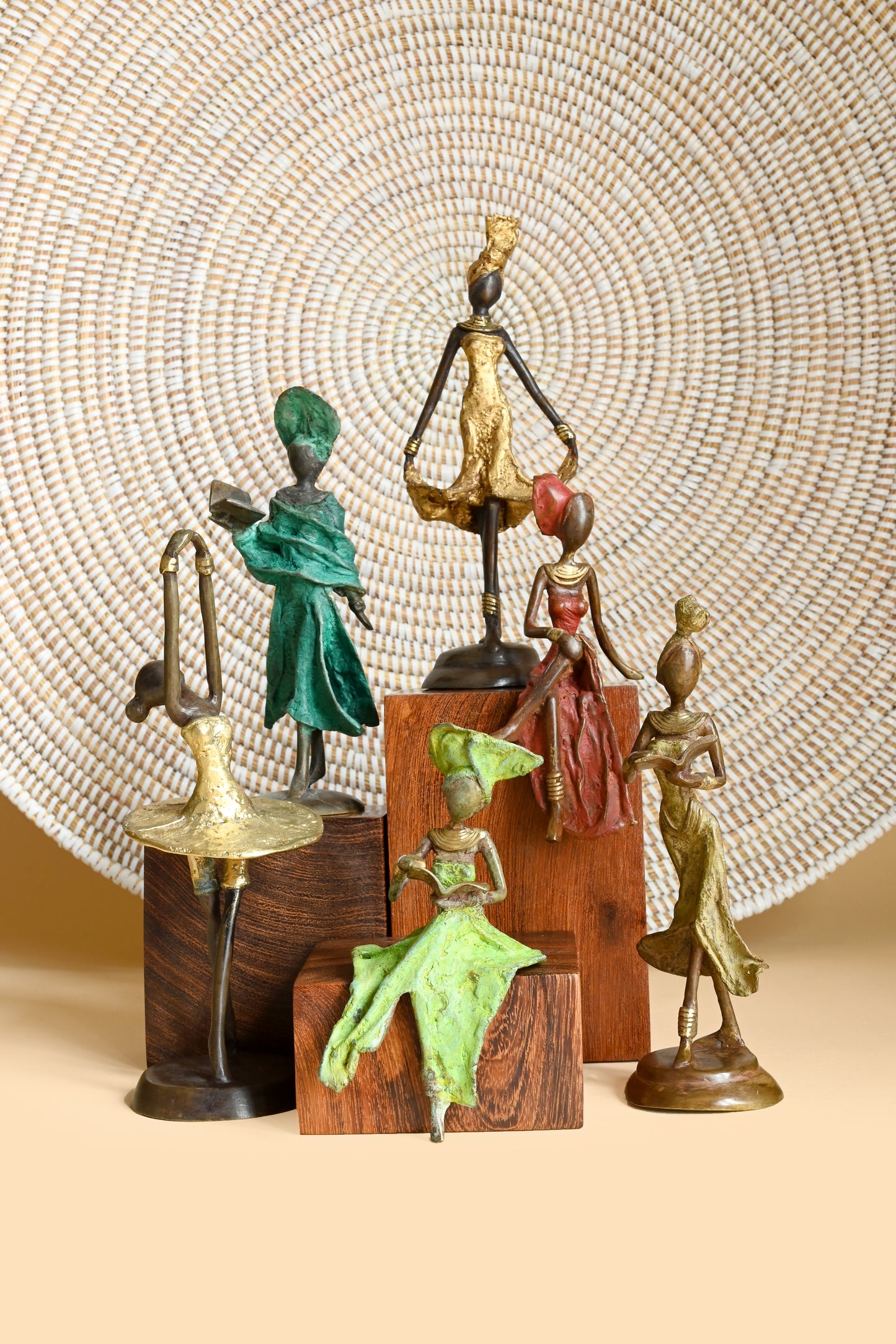 Robed Reader One-of-a-Kind Bronze Sculpture
