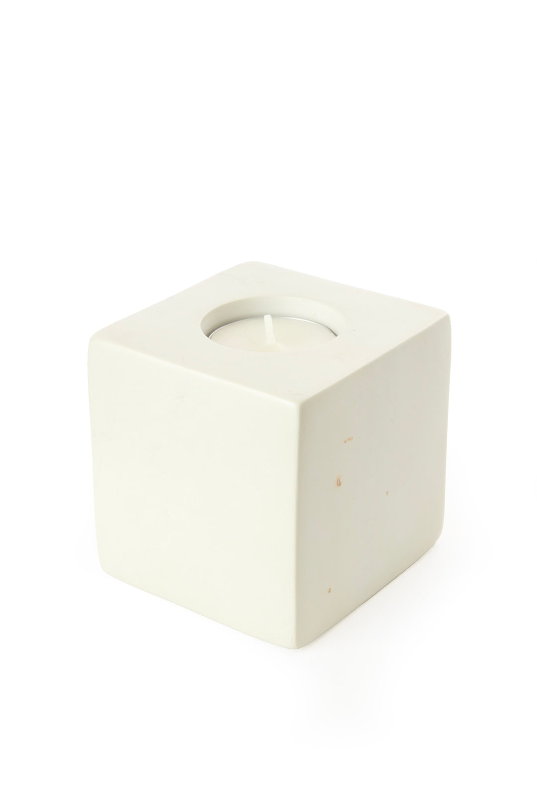 Natural Cube Soapstone Reversible Candle Holders