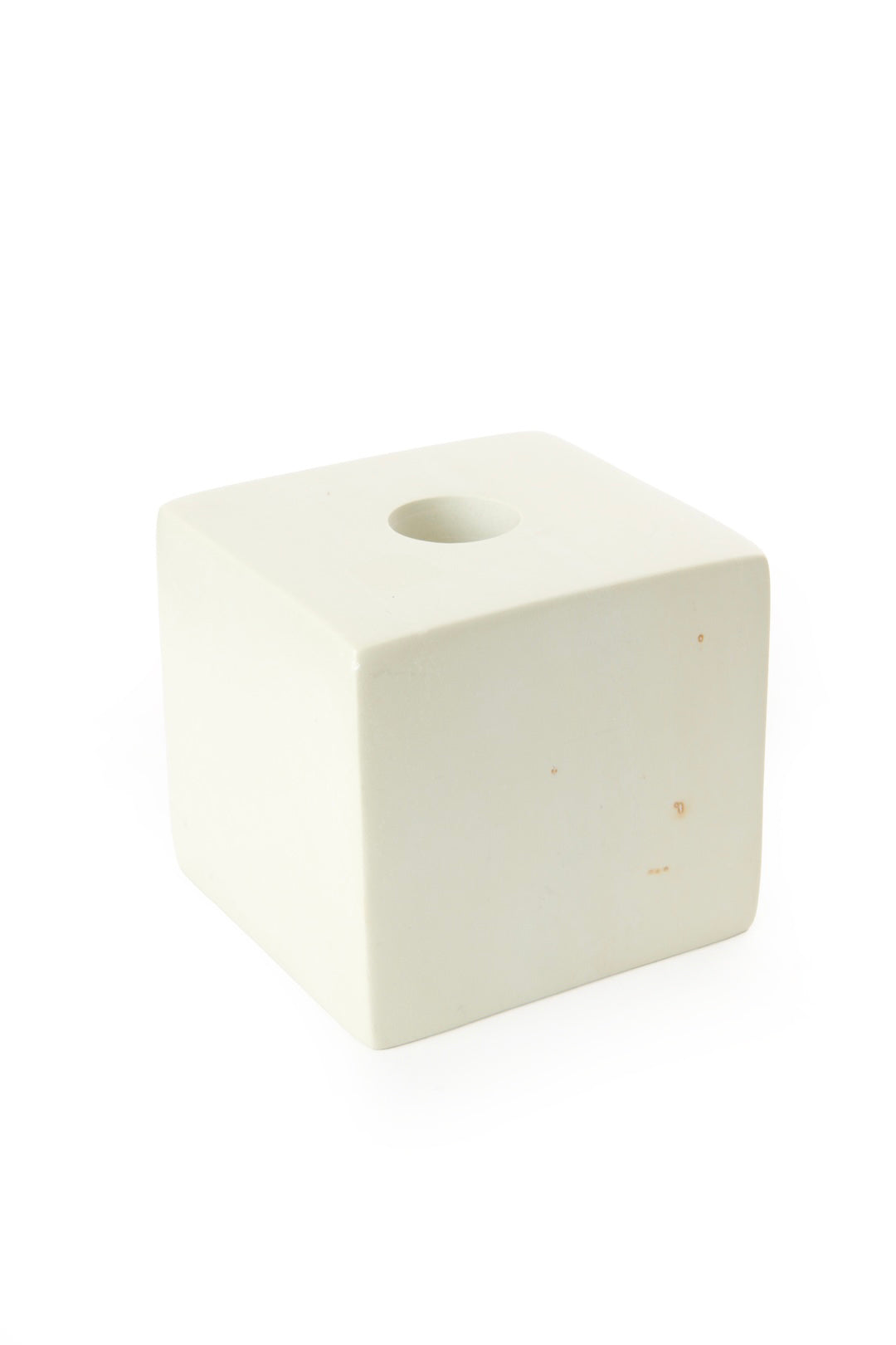 Natural Cube Soapstone Reversible Candle Holders