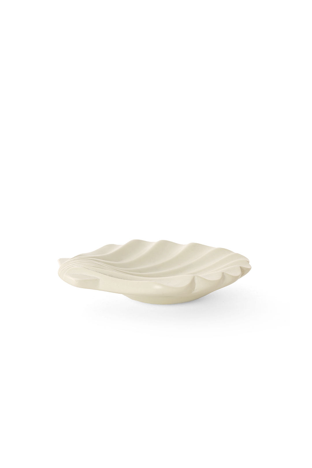 All-Natural Soapstone Scallop Shell Dishs