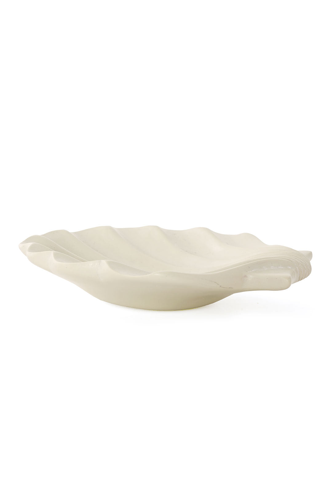 All-Natural Soapstone Scallop Shell Dishs
