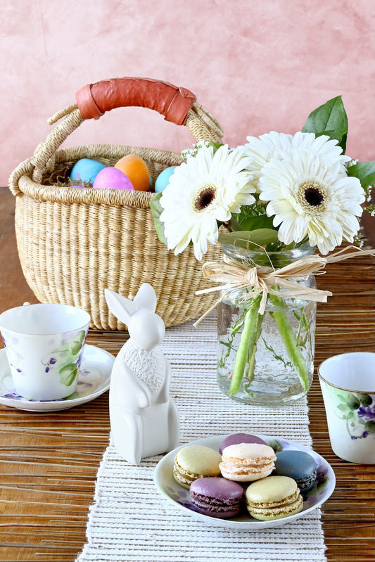 Natural Textured Soapstone Bunny Rabbit Sculpture