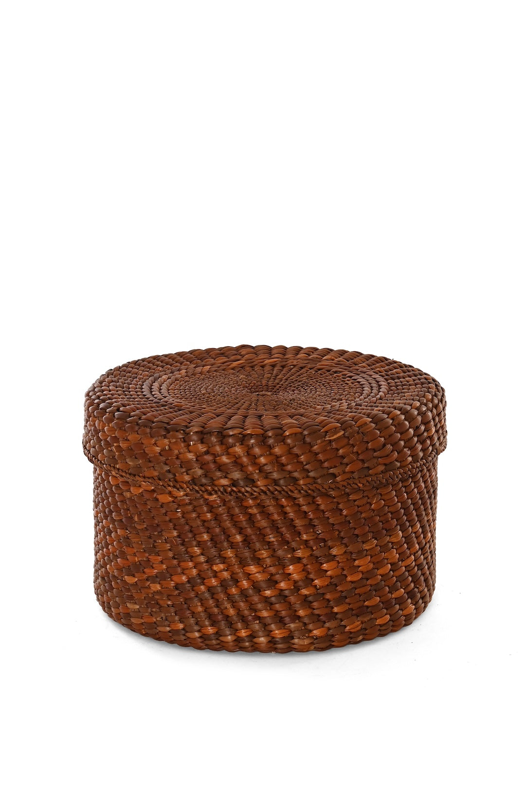 Set of 2 Milulu Reed Nesting Storage Baskets- One of a Kind