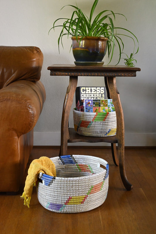 Set of Two Diagonal Diamond Nesting Baskets