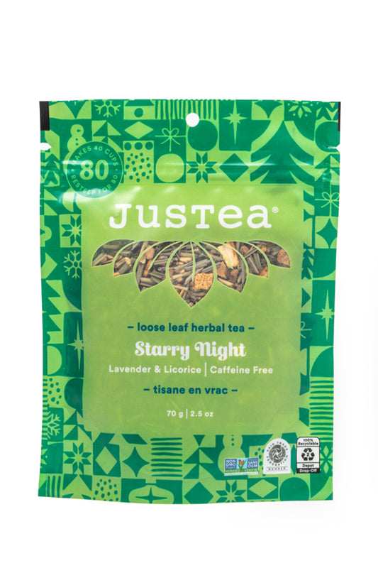 JusTea® Starry Night Loose Leaf Tea