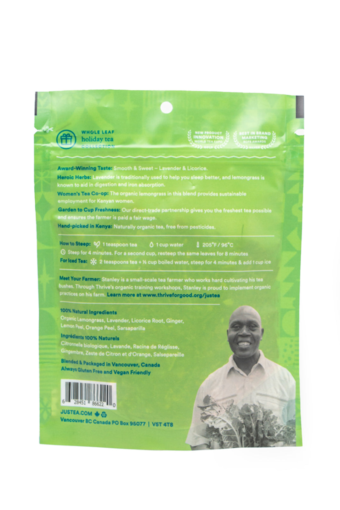 JusTea® Starry Night Loose Leaf Tea