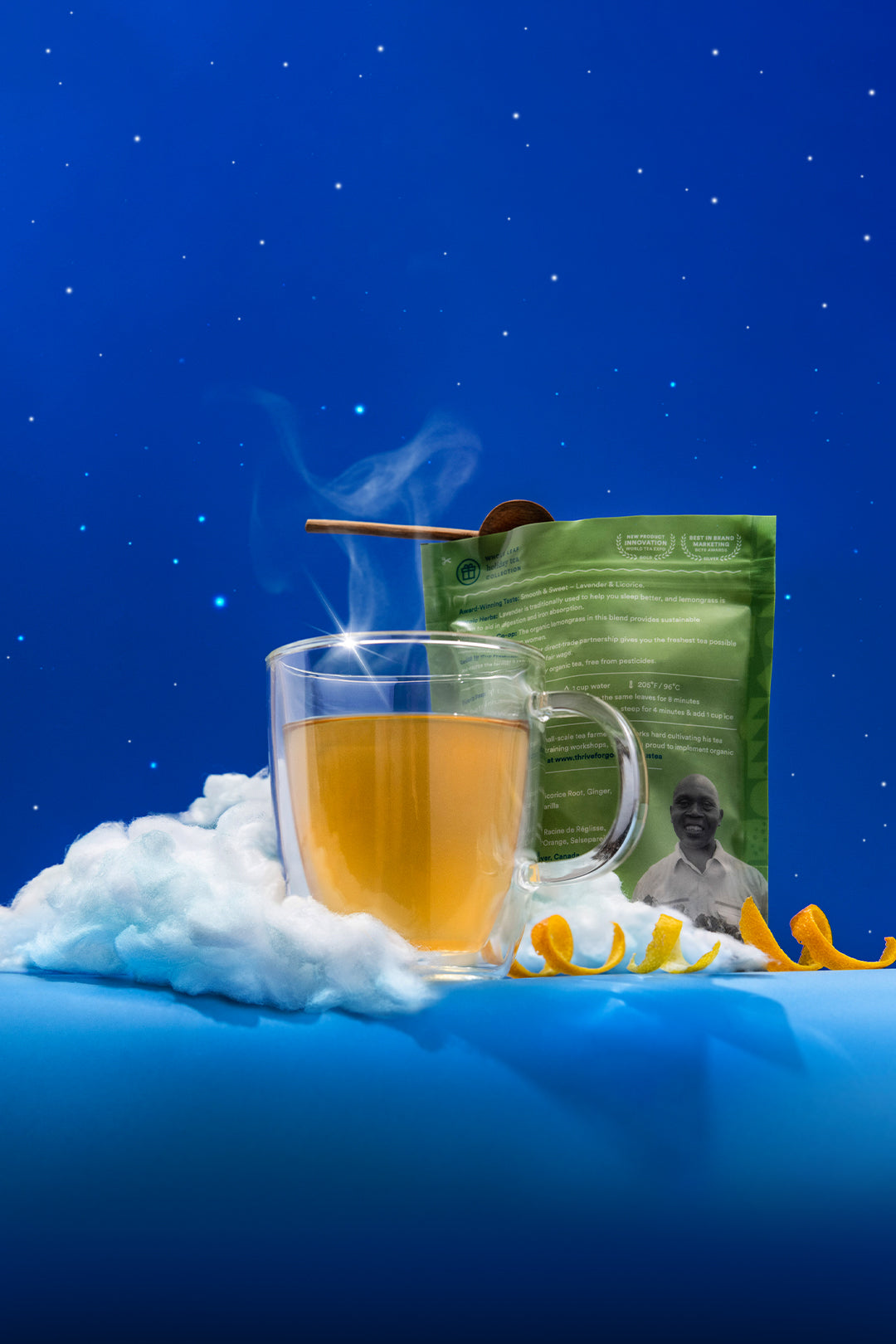 JusTea® Starry Night Loose Leaf Tea