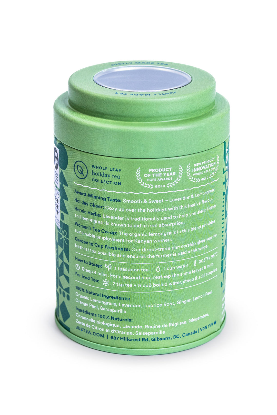 JusTea® Starry Night Loose Leaf Tea
