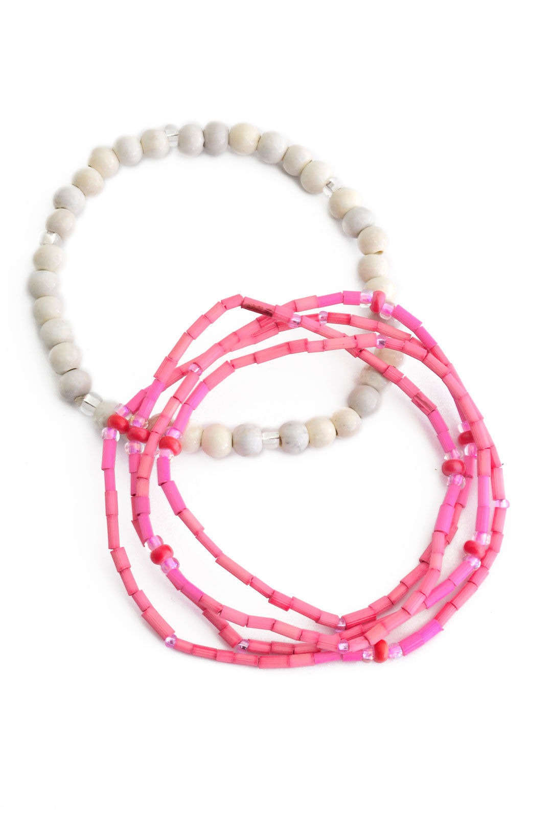 Zulugrass & Natural Porcelain Bracelet Set