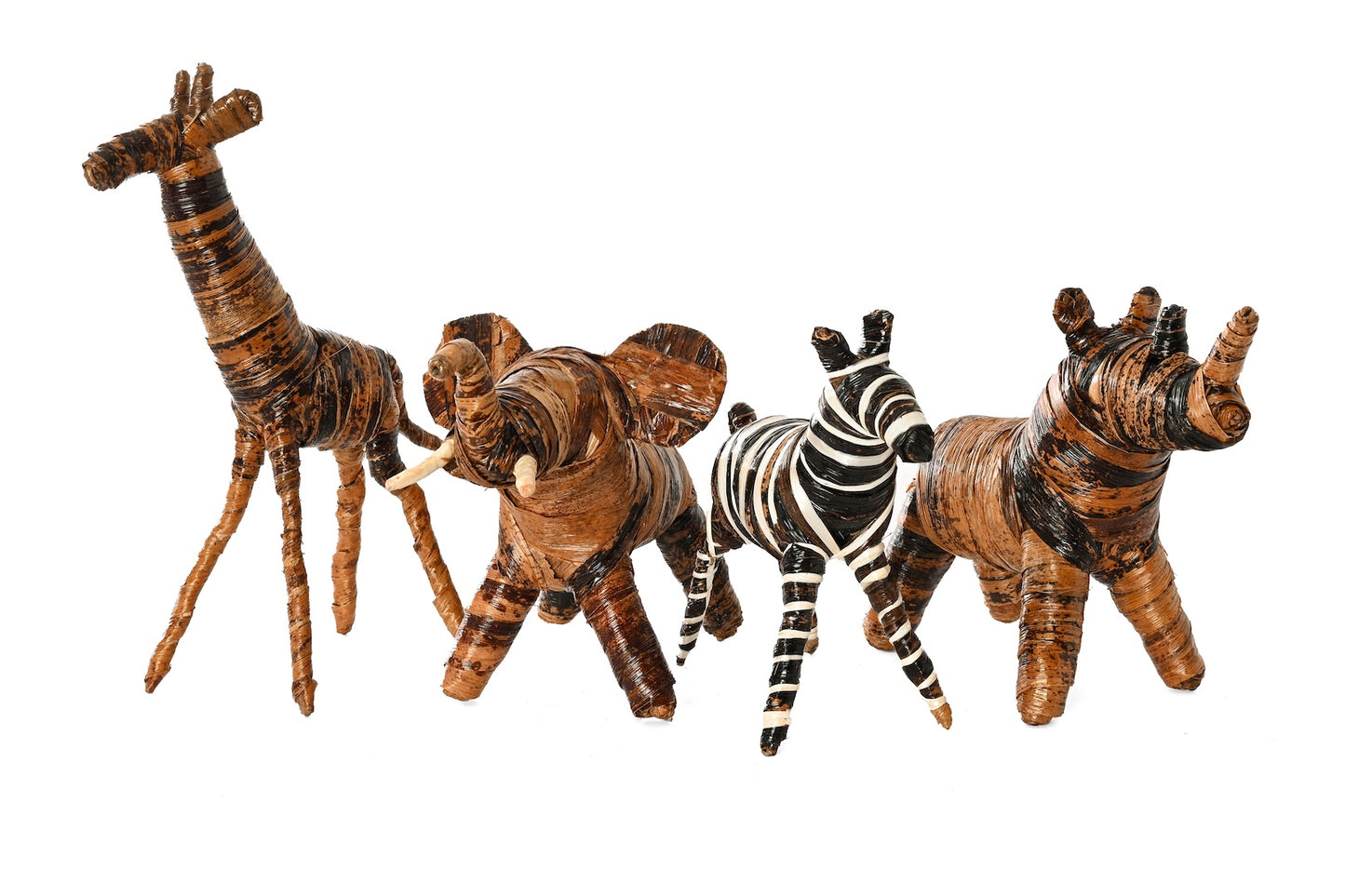 Banana Fiber Giraffe Sculpture