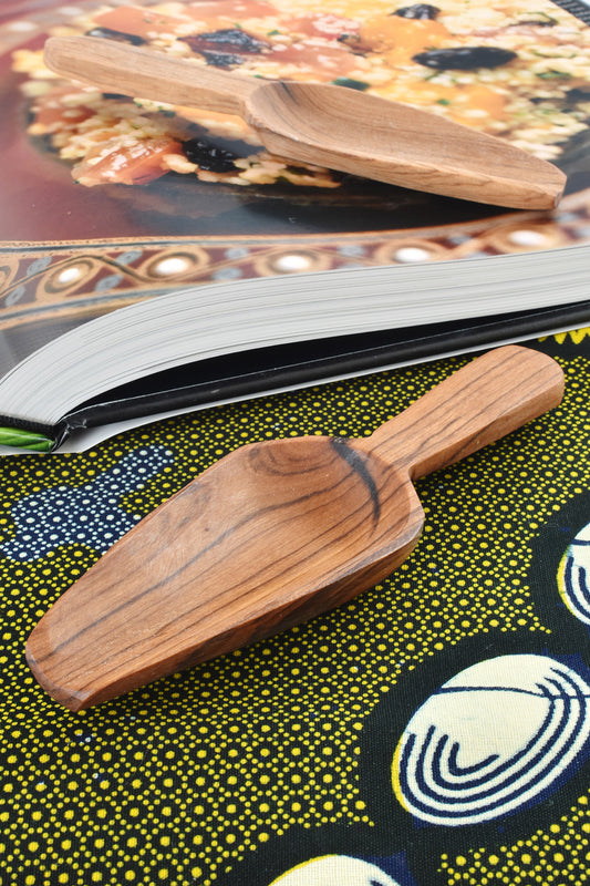 Wild Olive Wood Bin Scoop