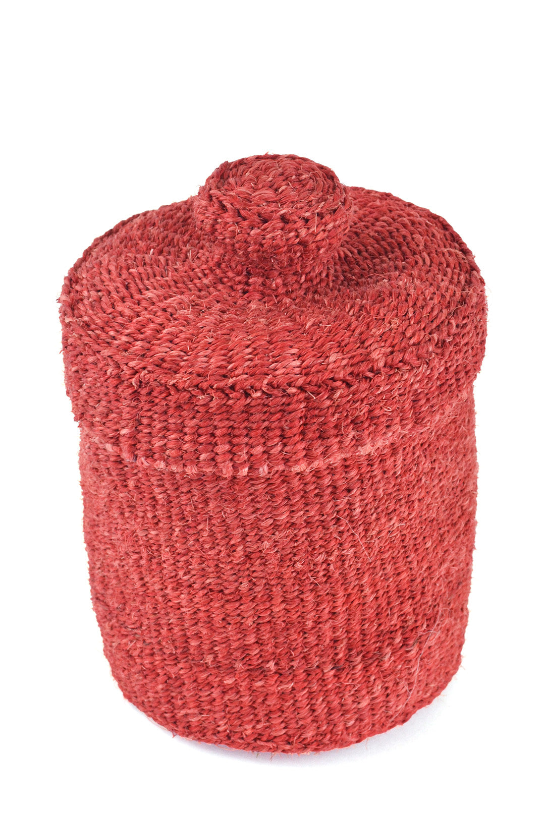 Red Sisal Mini Container Basket