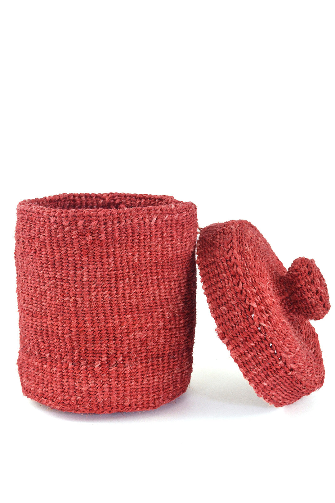 Red Sisal Mini Container Basket