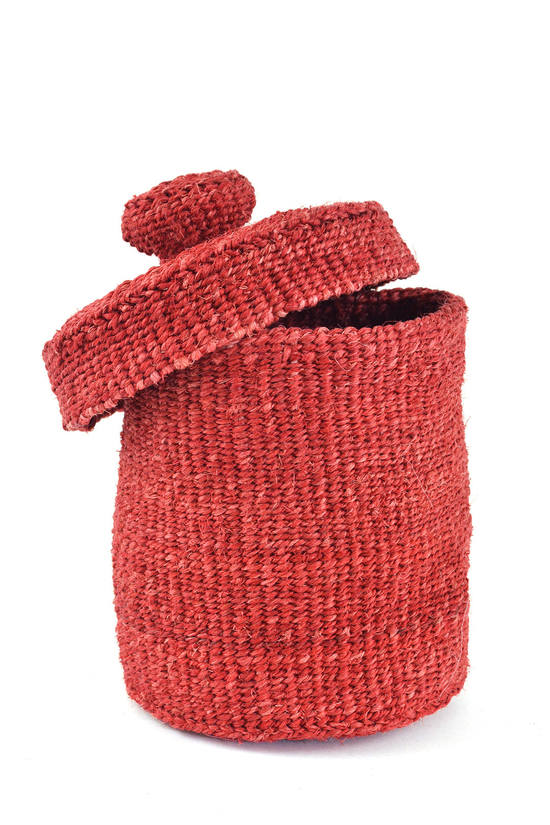 Red Sisal Mini Container Basket