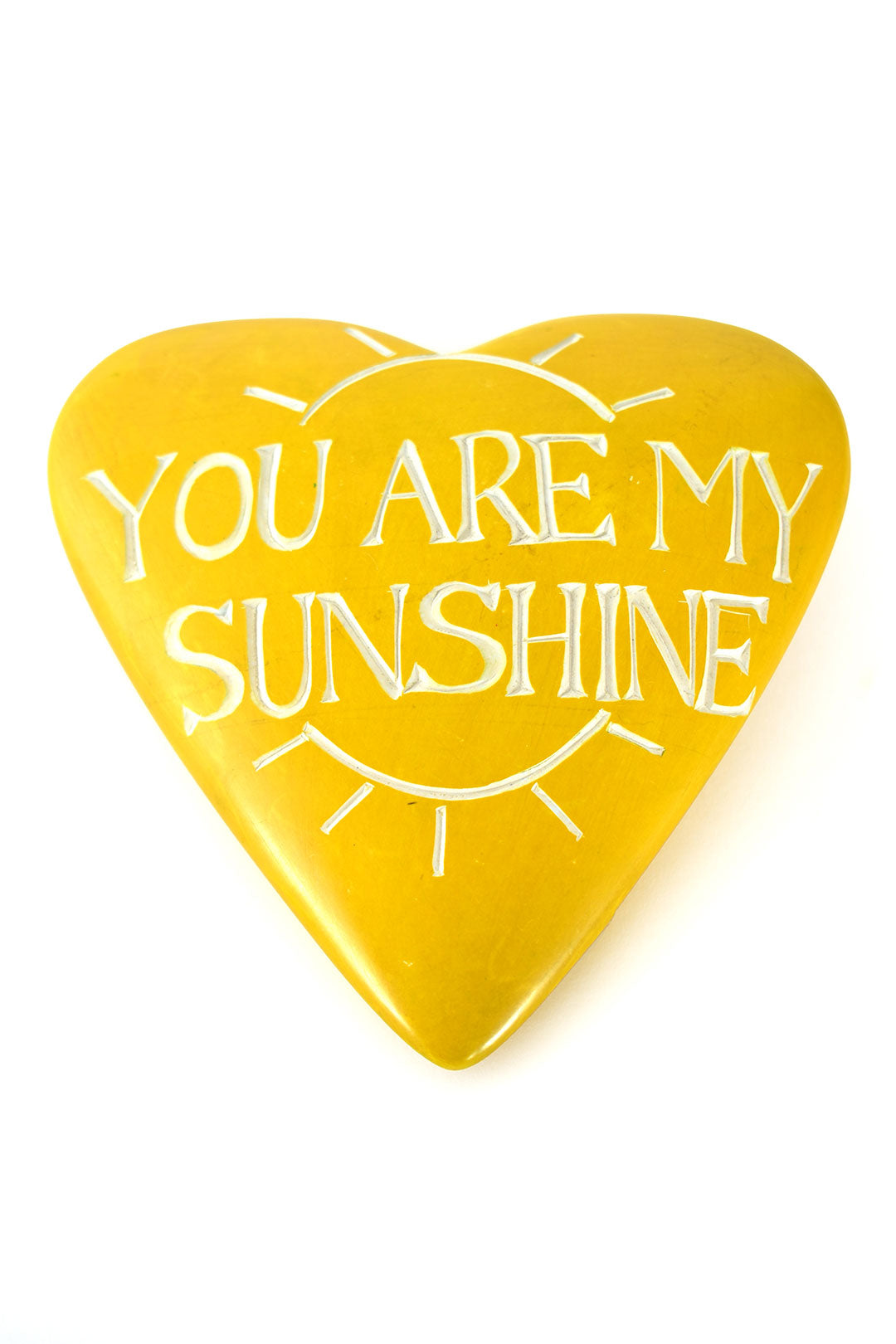 You Are My Sunshine: Soapstone Celebration Heart