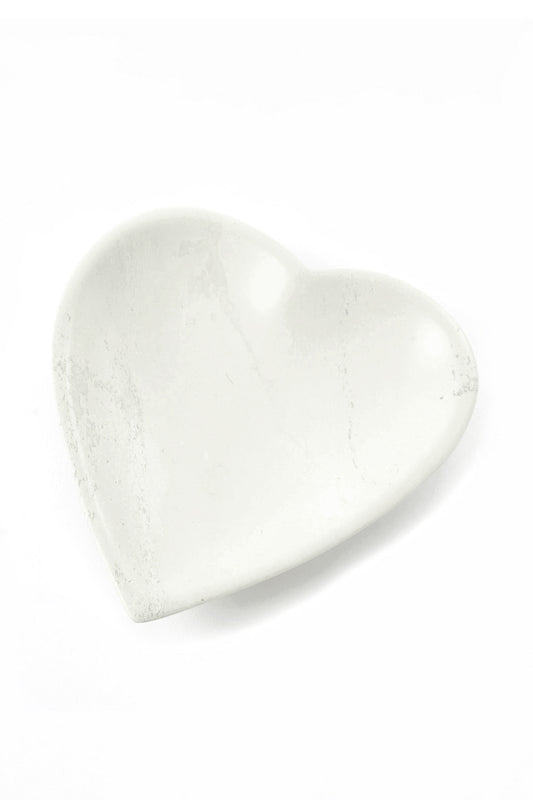 Natural Soapstone Heart Dish