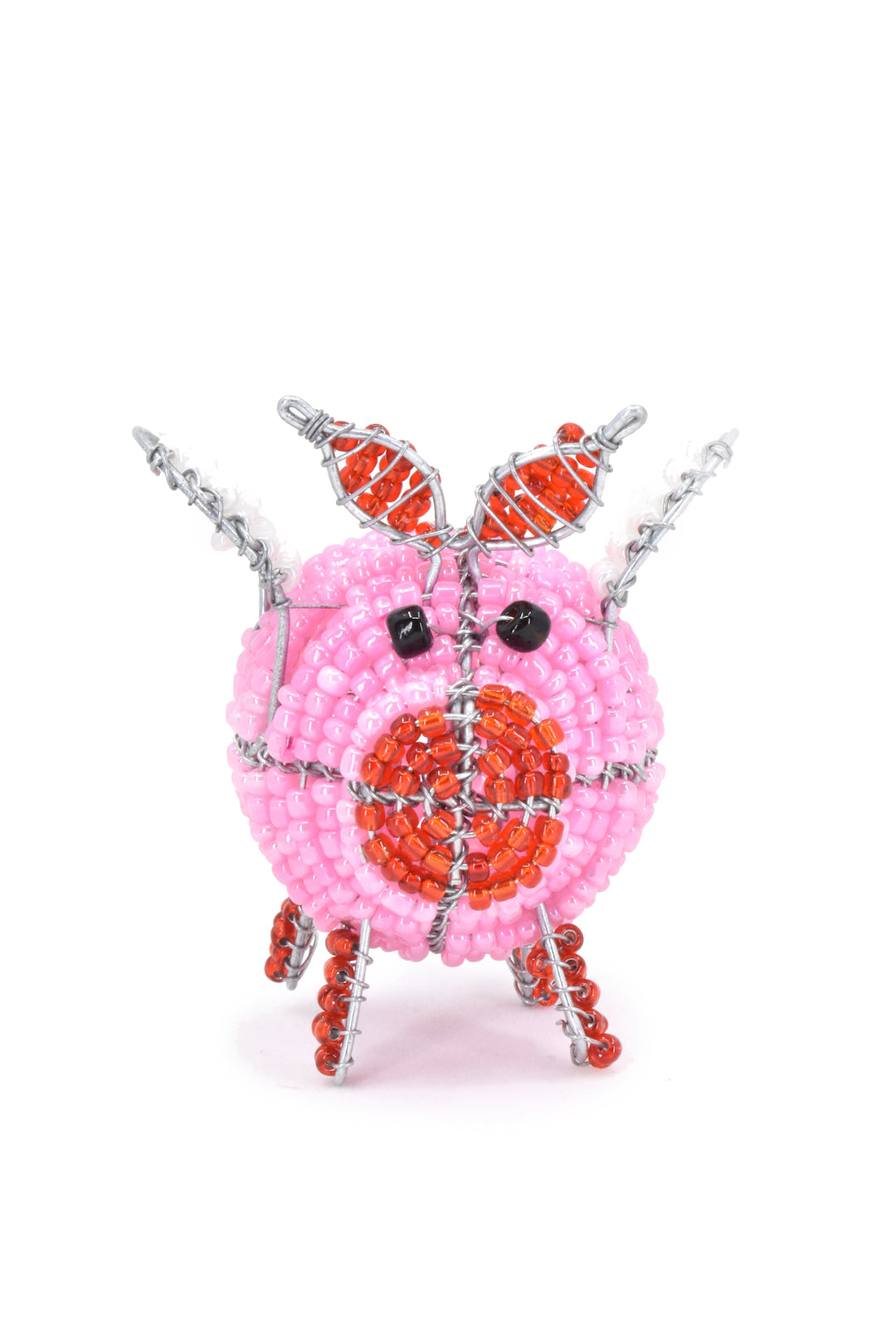 Flying Pig Beadwork Sculpture