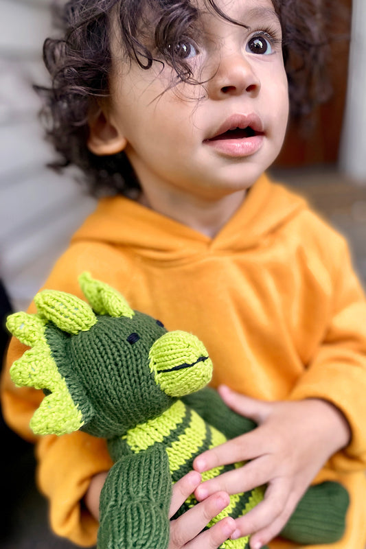 Organic Cotton Tenderhearted Triceratops