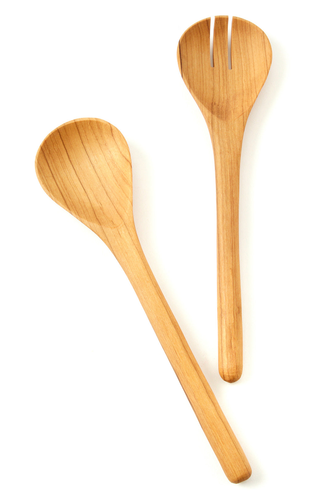 Olive Wood Simple Salad Servers Default Title