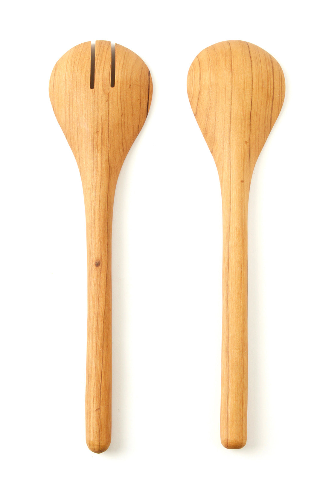 Olive Wood Simple Salad Servers Default Title