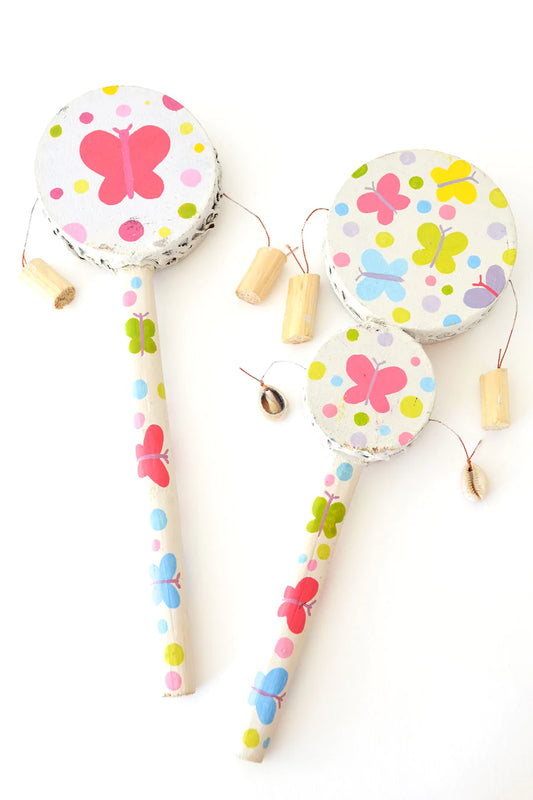 Colorful Butterfly Spin Drum