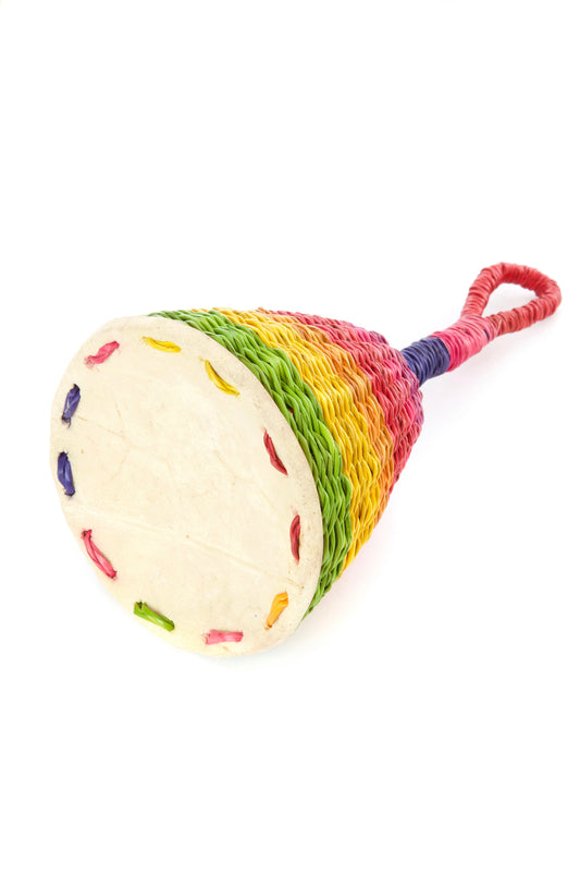 Rainbow Woven Rattle Shaker