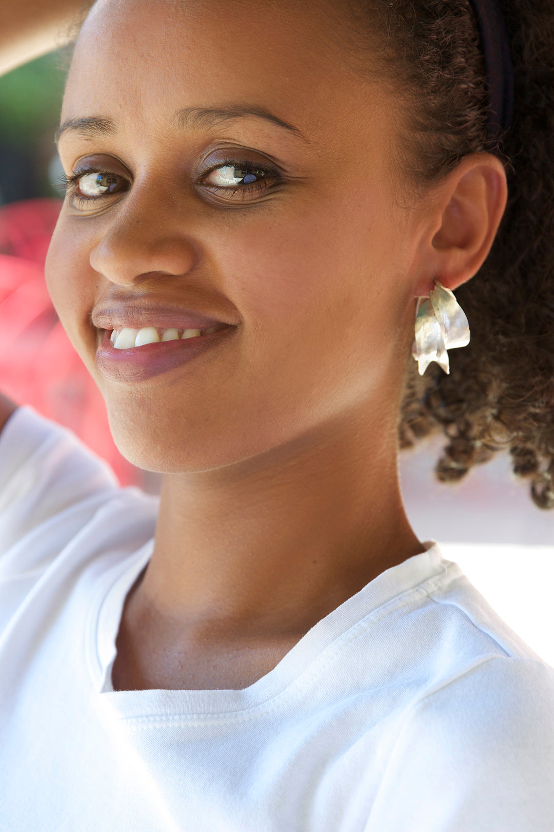 Malian Silver Plated Fulani Earrings